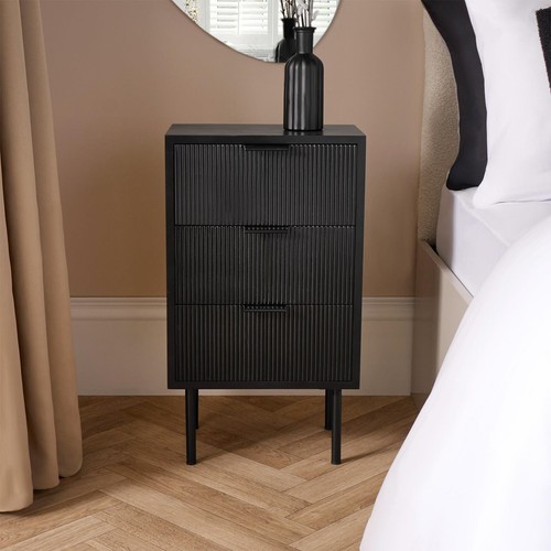 Ohs ribbed drawer - ribbed, bedside
