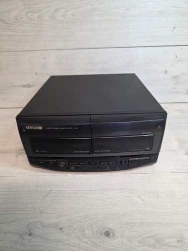 Kenwood double cassette deck - double,