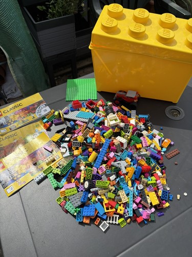 Lego yellow stud storage - lego,