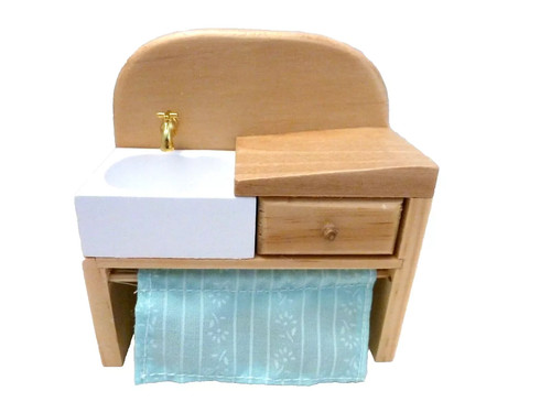 Dolls house sink - sink, cottage