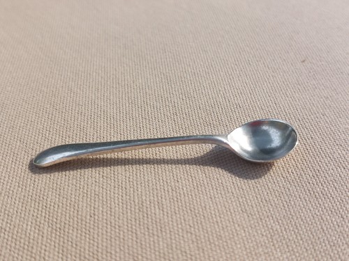 Antique sterling silver salt - silver,