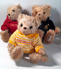GIORGIO BEAR BEVERLY HILLS COLLECTORS TEDDY 1995 1996 & 2002 SOFT PLUSH