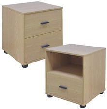 1 Or 2 Drawer Wooden Bedside