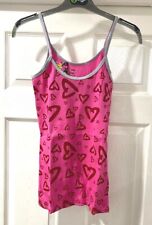 zumba pink ribbed strappy vest