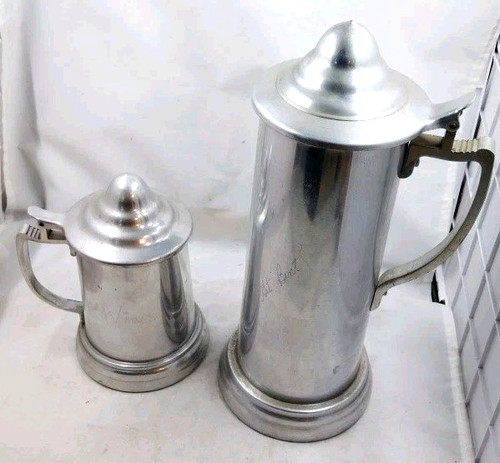 Vintage tankard beer mugs - 2-vintage,
