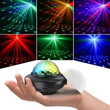 Rechargeable LED Party Disco Magic Ball Lights Dance Sound Activated DJ lights