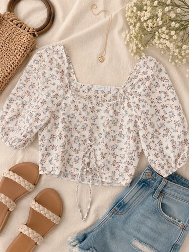 Primark floral milkmaid - floral, uk