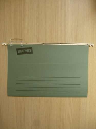 Green foolscap hanging - foolscap,