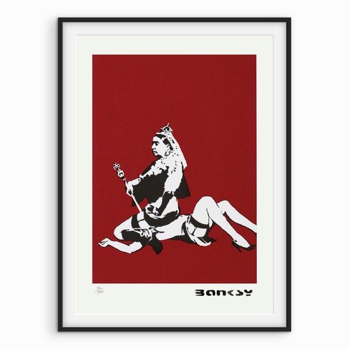 Banksy art print - art,