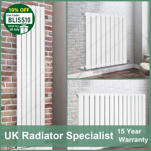 White flat panel column - white,