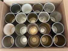 Empty Tin Cans x19 for Arts