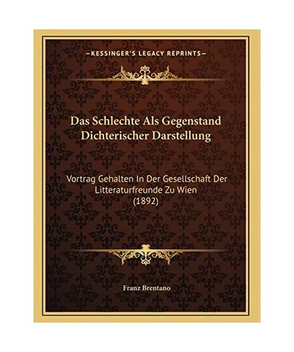 Das schlechte als gegenstand - schlechte,