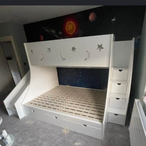 Kids bunkbed with storage