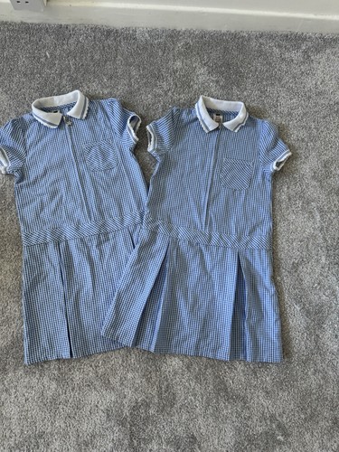 Girls blue summer dresses - girls,