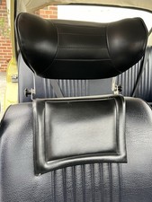 Classic car slip on headrest  fully adjustable 1960's / 1970's period vgc 