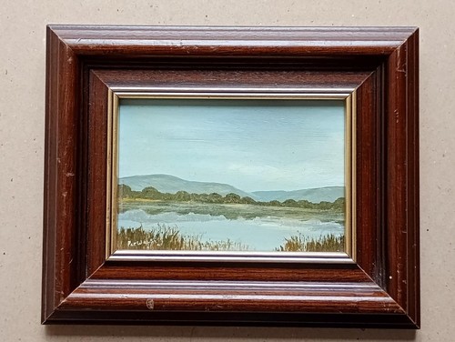 1990 irish oil painting - 1990, a
