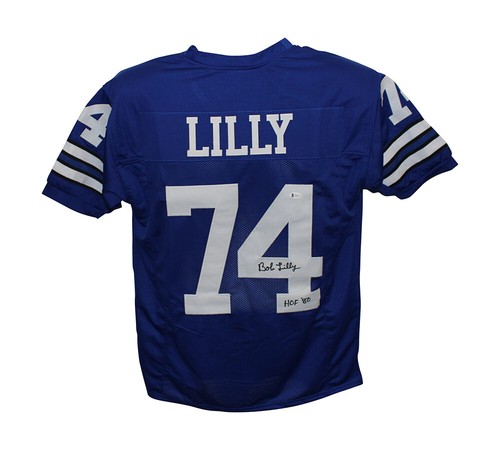 Bob lilly autographed signed - lilly, autographed/signed