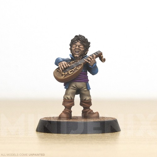 Halfling bard fantasy - bard, ||