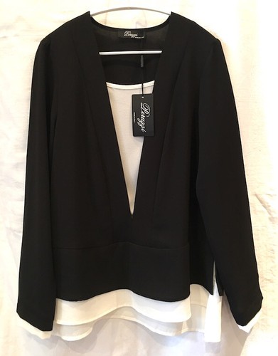 Bnwt peruzzi top black - bnwt,