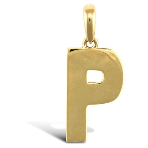 Initial 9ct gold pendant - 9ct,
