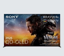 Sony Smart 4K QD-OLED TV Bravia 8 II K55XR8M25BP (2025) 55" HDR Ultra HD C Grade