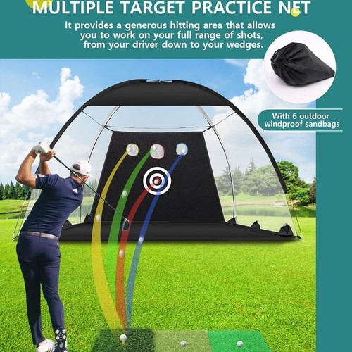 10x7ft golf net - with, practice
