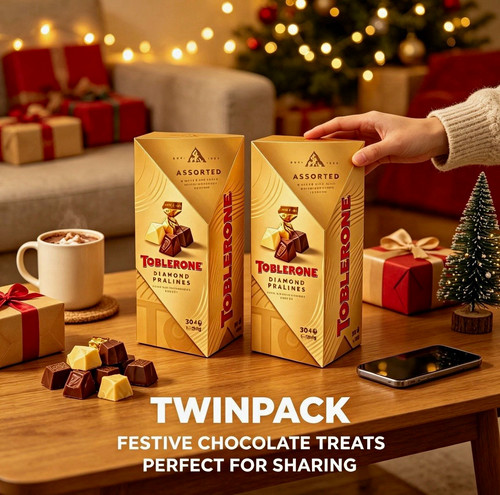 Toblerone diamond pralines - toblerone,