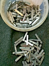 Letterpress metal Type Times Italic 10pt Contents of full tray alphabet letters