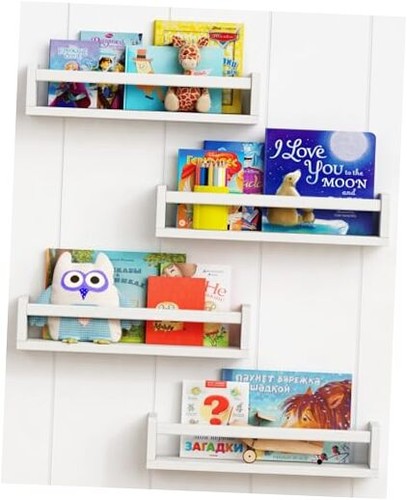 Floating nursery book shelves - floating,