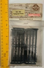 Ratio Plastic Models Ltd. OO/OH Gauge Telegraph Poles Ref.452 Ratio Trackside