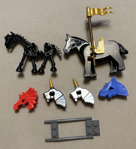 Lego horses helmet - lego, armor
