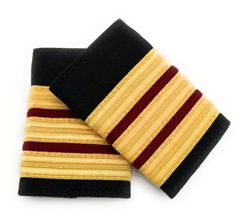 Epaulette 2 gold with - epaulette,3, 1/2