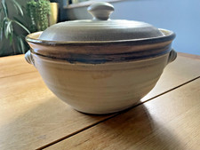 LARGE WENLOCK POTTERY Lidded