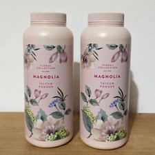 2 x M&S Magnolia Talc Talcum