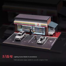 1:64 Scale Diorama Car Garage Model Car Parking Lot Building Scene Display Model