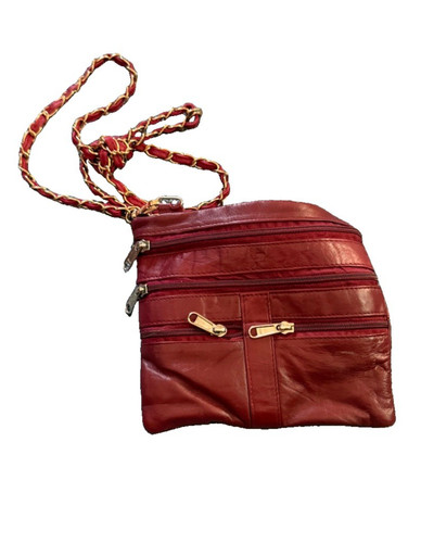 Crossbody bag red - red, small