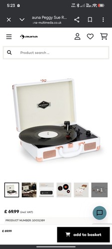 Auna peggy sue retro - sue, record
