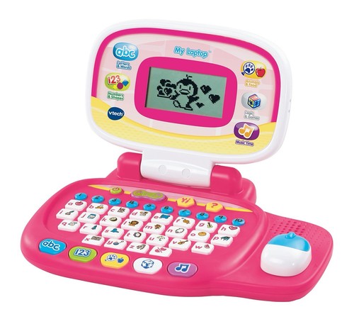 Vtech laptop pink english - my, pink,