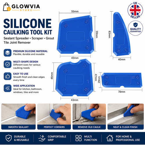 Silicone caulking tool kit - tool,