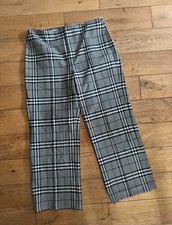 Zara tartan check trouser tailored tailoring y2k 10 workwear office smart Medium