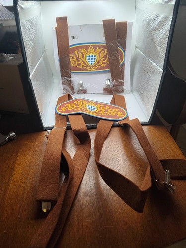 Bavarian costume suspenders - bavarian,