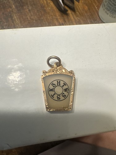 Antique 10k gold agate - antique,