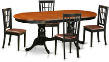 5-Piece Black & Cherry Kitchen