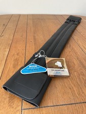 Stubben Black Leather Dressage Girth 70cm (28") Covered Buckles