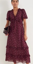 Wyse lyra silk midi dress - silk,