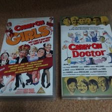2 Carry On Films On VHS Video