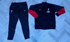 Men's Black  NIKE LIVERPOOL FC TRACKSUIT / BLACK /large UK