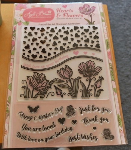 Apple blossom hearts - &, flowers