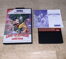 Land Of Illusion Mickey Mouse Boxed And Complete Sega Master System Game MINT