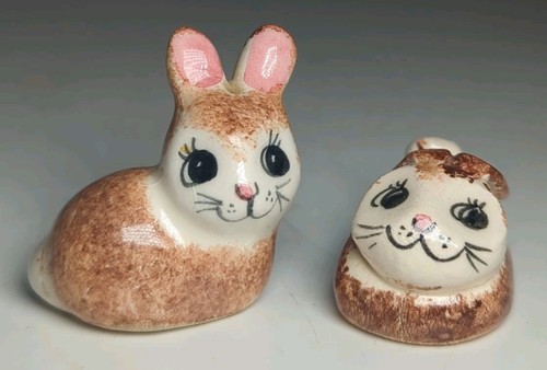 Vintage ceramic rabbits - rabbits, philip